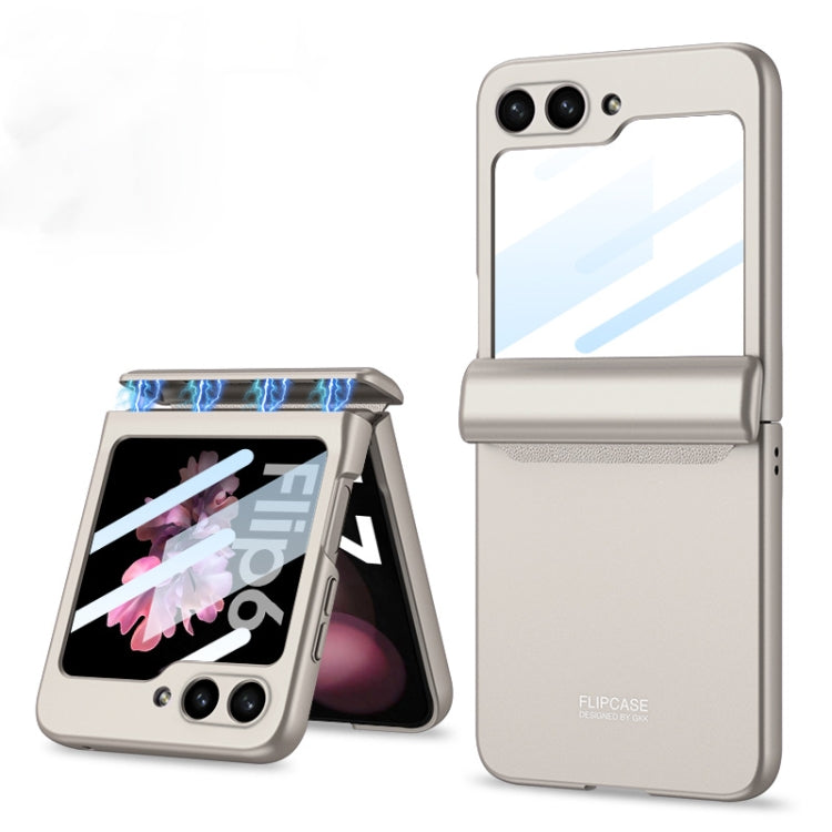 For Samsung Galaxy Z Flip6 GKK Integrated Magnetic Full Coverage Folding Phone Case(Titanium Grey) - Galaxy Z Flip6 5G Cases by GKK | Online Shopping South Africa | PMC Jewellery | Buy Now Pay Later Mobicred