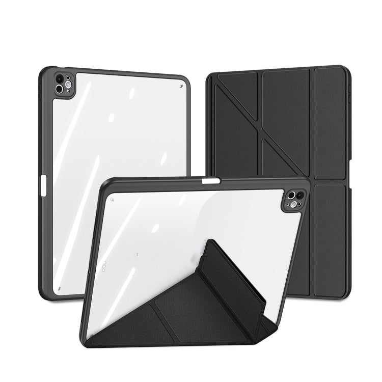 For iPad Pro 11 2024 DUX DUCIS Magi Series Smart Leather Tablet Case(Black) - iPad Pro 11 2024 Cases by DUX DUCIS | Online Shopping South Africa | PMC TechLife | Buy Now Pay Later Mobicred