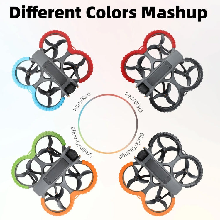 For DJI Avata 2 Sunnylife Drone Anti-Collision Protective Cover Propeller Ring Stripes(Red) -  by Sunnylife | Online Shopping South Africa | PMC Jewellery | Buy Now Pay Later Mobicred