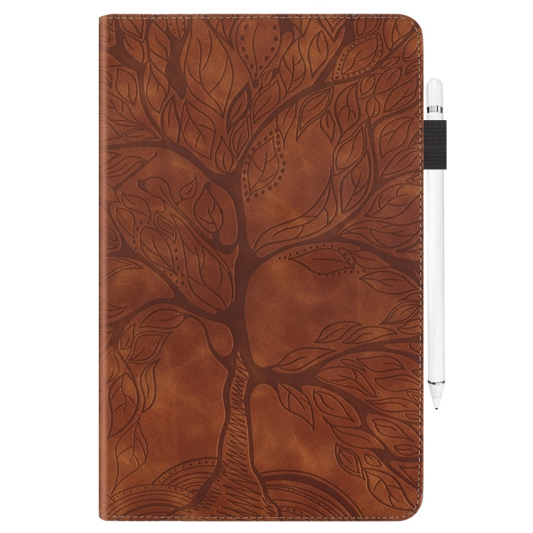 For iPad Pro 11 2024 Tree Life Series Embossed Smart Leather Tablet Case(Brown) - iPad Pro 11 2024 Cases by PMC TechLife | Online Shopping South Africa | PMC TechLife | Buy Now Pay Later Mobicred