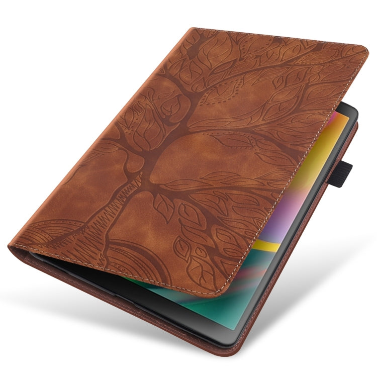 For iPad Pro 11 2024 Tree Life Series Embossed Smart Leather Tablet Case(Brown) - iPad Pro 11 2024 Cases by PMC TechLife | Online Shopping South Africa | PMC TechLife | Buy Now Pay Later Mobicred