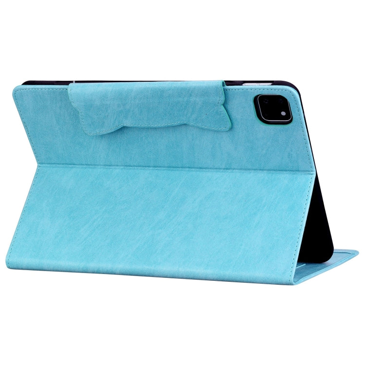 For iPad Pro 11 2024 Cat Buckle Leather Smart Tablet Case(Sky Blue) - iPad Pro 11 2024 Cases by PMC Jewellery | Online Shopping South Africa | PMC Jewellery | Buy Now Pay Later Mobicred