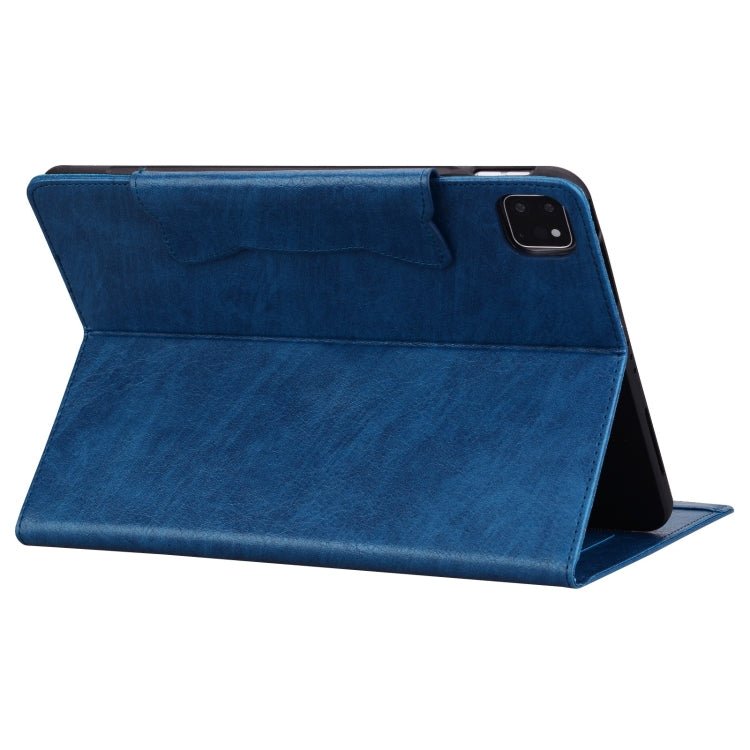 For iPad Pro 13 2024 Cat Buckle Leather Smart Tablet Case(Royal Blue) - iPad Pro 13 2024 Cases by PMC TechLife | Online Shopping South Africa | PMC TechLife | Buy Now Pay Later Mobicred