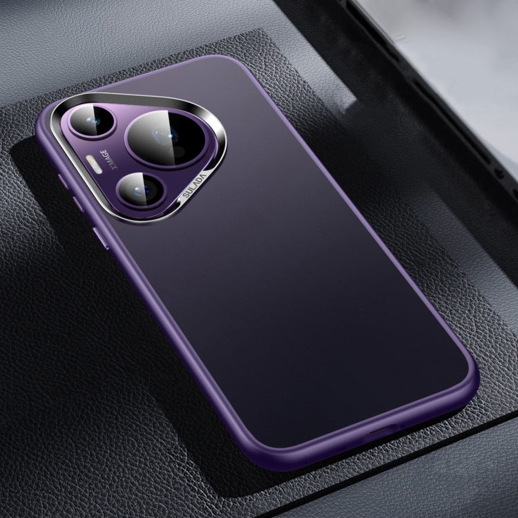 For Huawei Pura 70 Pro / 70 Pro+ SULADA Skin Feel Matte Shockproof Phone Case(Purple) - Huawei Cases by SULADA | Online Shopping South Africa | PMC Jewellery | Buy Now Pay Later Mobicred