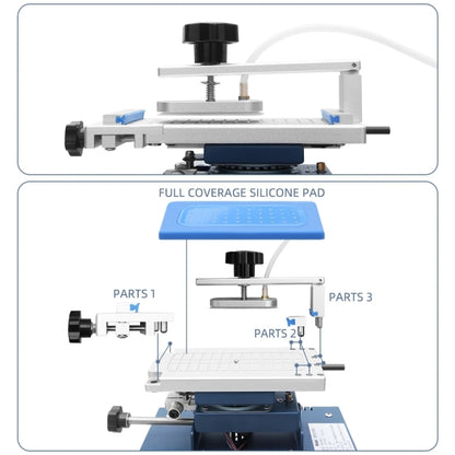 Kaisi 946 Max Double Vacuum Pumps LCD Separator Rotating Thermal Machine, UK Plug - Separation Equipment by Kaisi | Online Shopping South Africa | PMC Jewellery | Buy Now Pay Later Mobicred