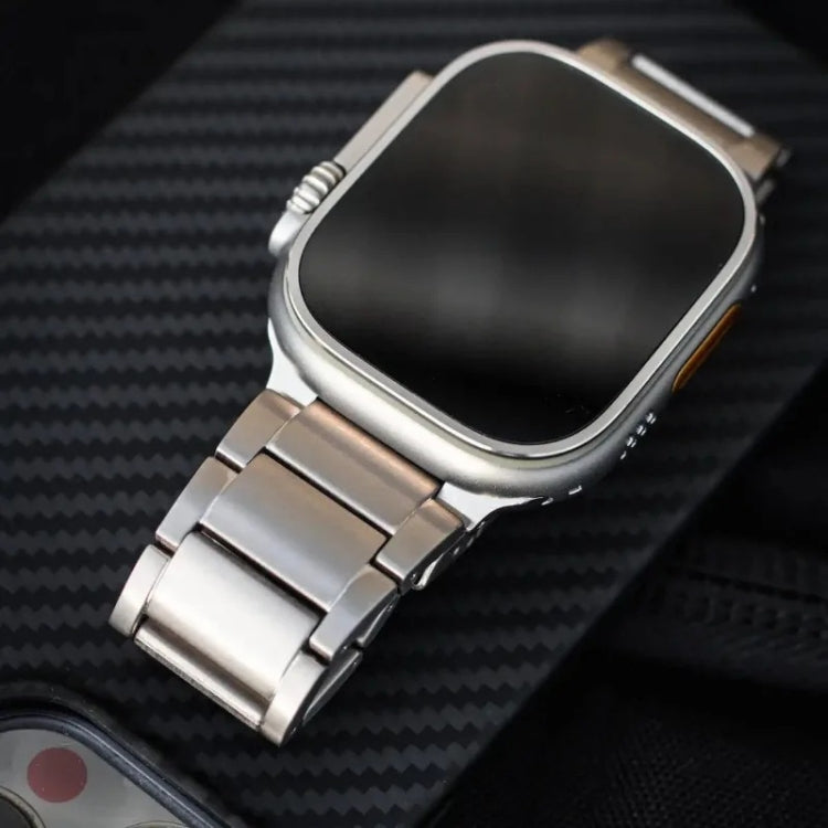 For Apple Watch Series 8 45mm Titanium Metal Watch Band(Silver) - free shipping - PMC TechLife - Order now!
