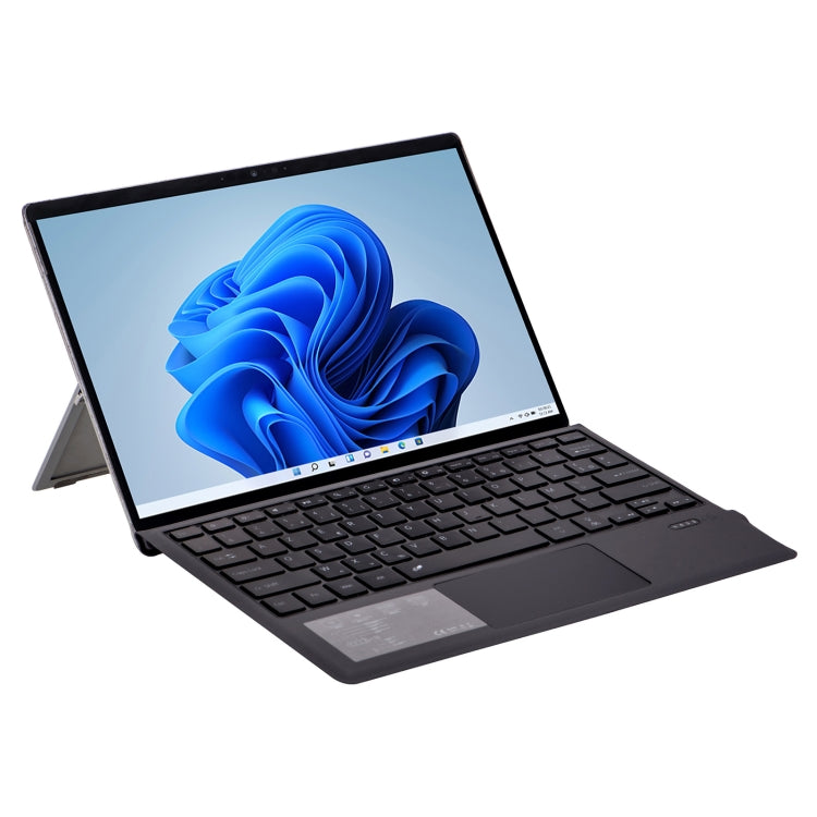 1089DC-DE German Backlit Magnetic Bluetooth 3.0 Keyboard for Microsoft Surface Pro 7 / 6 / 2017 / 4 / 3(Grey) - Others Keyboard by PMC Jewellery | Online Shopping South Africa | PMC Jewellery | Buy Now Pay Later Mobicred