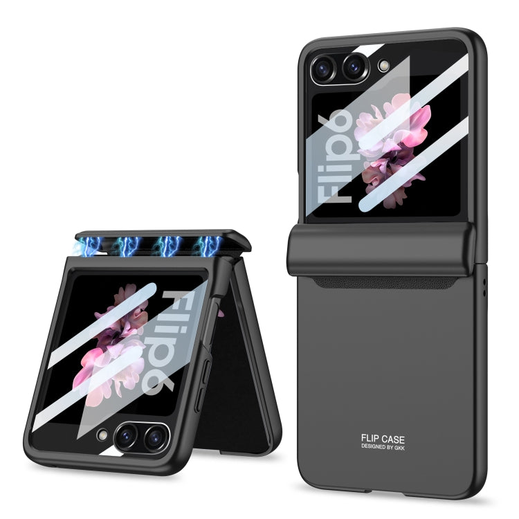 For Samsung Galaxy Z Flip6 GKK Integrated Full Coverage Folding Phone Case(Black) - Galaxy Z Flip6 5G Cases by GKK | Online Shopping South Africa | PMC Jewellery | Buy Now Pay Later Mobicred