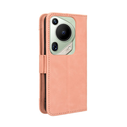 For Huawei Pura 70 Pro / 70 Pro+ Skin Feel Calf Texture Card Slots Leather Phone Case(Pink) - Huawei Cases by PMC Jewellery | Online Shopping South Africa | PMC Jewellery | Buy Now Pay Later Mobicred