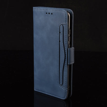 For Huawei Pura 70 Skin Feel Calf Texture Card Slots Leather Phone Case(Blue) - Huawei Cases by PMC Jewellery | Online Shopping South Africa | PMC Jewellery | Buy Now Pay Later Mobicred