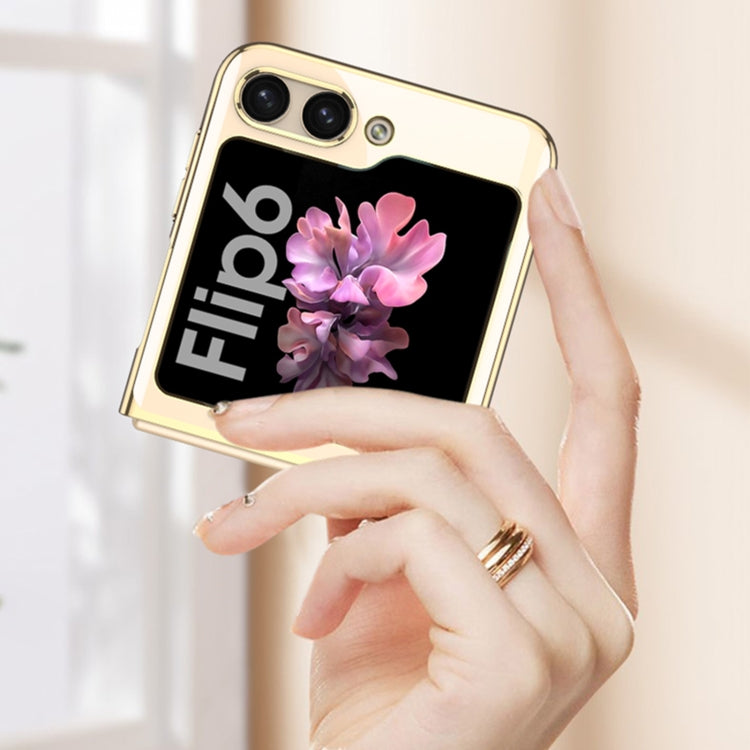 For Samsung Galaxy Z Flip6 / Flip7 FE GKK Electroplating Full Coverage Phone Case(Black) - free shipping - PMC Jewellery - Order now!