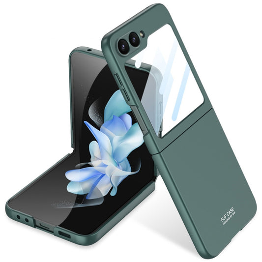 For Samsung Galaxy Z Flip6 GKK Integrated Ultra-thin Full Coverage Phone Case(Dark Night Green) - Galaxy Z Flip6 5G Cases by GKK | Online Shopping South Africa | PMC Jewellery | Buy Now Pay Later Mobicred