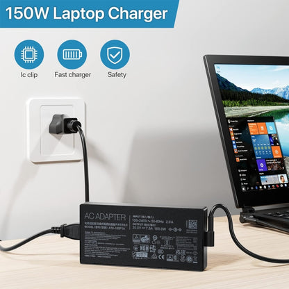 150W 20V 7.5A Laptop Notebook Power Adapter For Asus 6.0 x 3.7mm, Plug:EU Plug - For Asus by PMC Jewellery | Online Shopping South Africa | PMC Jewellery | Buy Now Pay Later Mobicred