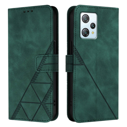 For Blackview A53 Crossbody 3D Embossed Flip Leather Phone Case(Green) - More Brand by PMC Jewellery | Online Shopping South Africa | PMC Jewellery | Buy Now Pay Later Mobicred