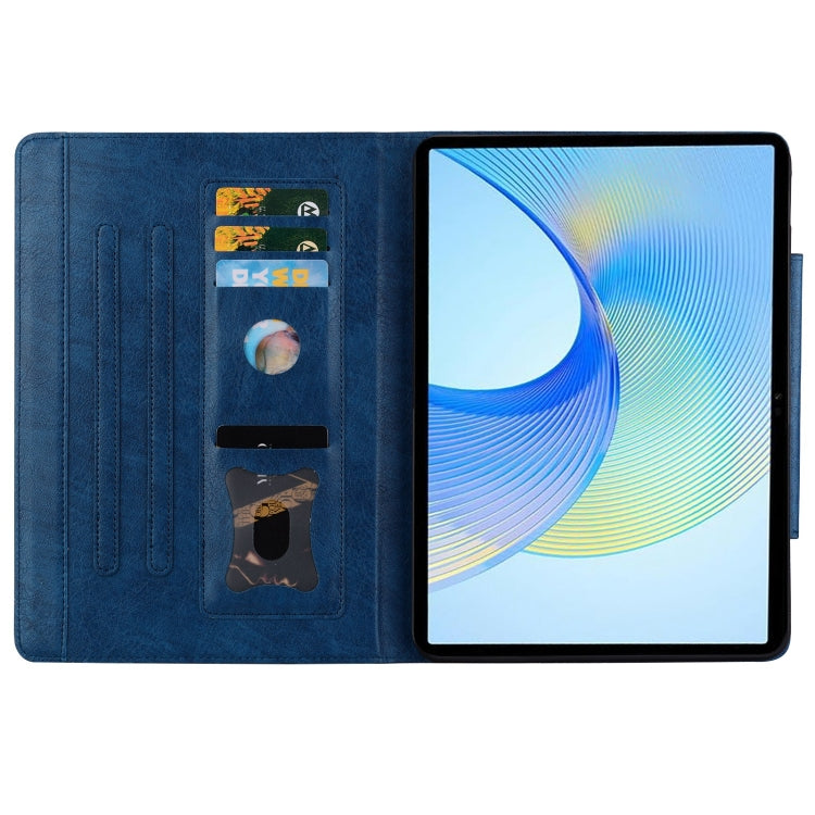 For Honor Pad 9 Cat Buckle Leather Tablet Case(Royal Blue) - Honor by PMC TechLife | Online Shopping South Africa | PMC TechLife | Buy Now Pay Later Mobicred