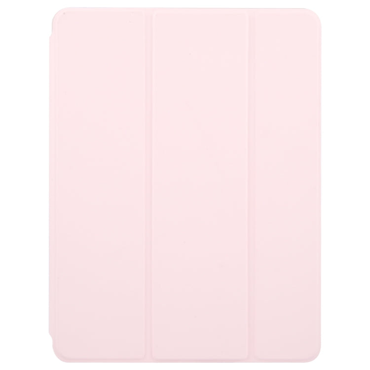 For iPad Pro 13 2024 GEBEI Acrylic TPU 3-folding Rotating Smart Tablet Leather Case withh Pen Slot(Pink) - iPad Pro 13 2024 Cases by GEBEI | Online Shopping South Africa | PMC Jewellery | Buy Now Pay Later Mobicred