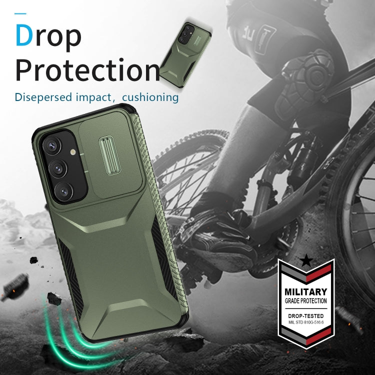 For Samsung Galaxy S25+ 5G / S24+ 5G Sliding Camshield Phone Case(Alpine Green) - Galaxy S24+ 5G Cases by PMC Jewellery | Online Shopping South Africa | PMC Jewellery | Buy Now Pay Later Mobicred