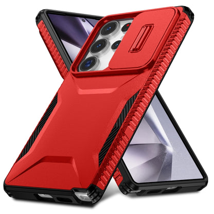 For Samsung Galaxy S25 Ultra 5G Sliding Camshield Phone Case(Red) - Galaxy S25 Ultra 5G Cases by PMC Jewellery | Online Shopping South Africa | PMC Jewellery | Buy Now Pay Later Mobicred