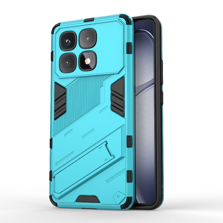 For Redmi K70 Ultra Global Punk Armor 2 in 1 PC + TPU Phone Case with Holder(Blue) - Xiaomi Cases by PMC Jewellery | Online Shopping South Africa | PMC Jewellery | Buy Now Pay Later Mobicred