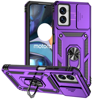 For Motorola Moto G Power 5G 2024 Sliding Camshield Holder Phone Case(Purple) - Motorola Cases by PMC Jewellery | Online Shopping South Africa | PMC Jewellery | Buy Now Pay Later Mobicred