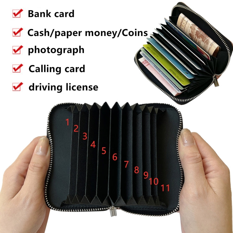 For Google Pixel 7a Solid Color Zipper 11-Card Slots Bag Phone Case with Lanyard(Brown) - Google Cases by PMC TechLife | Online Shopping South Africa | PMC TechLife | Buy Now Pay Later Mobicred