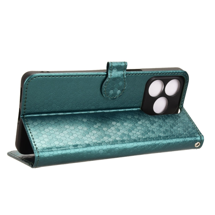 For Ulefone Note 18 Ultra Honeycomb Dot Texture Leather Phone Case(Green) - free shipping - PMC Jewellery - Order now!