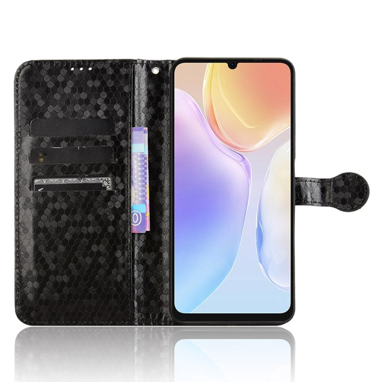 For Ulefone Note 20 Pro Honeycomb Dot Texture Leather Phone Case(Black) - Ulefone Cases by PMC Jewellery | Online Shopping South Africa | PMC Jewellery | Buy Now Pay Later Mobicred