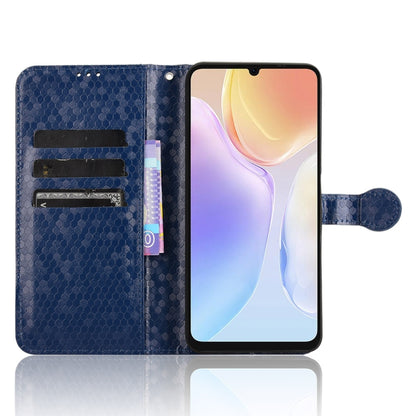 For Ulefone Note 20 Pro Honeycomb Dot Texture Leather Phone Case(Blue) - Ulefone Cases by PMC Jewellery | Online Shopping South Africa | PMC Jewellery | Buy Now Pay Later Mobicred