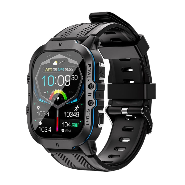 LEMFO C26 1.96 inch Sport Smart Watch, Support Bluetooth Call / Message Notification / Heart Rate / Blood Pressure Health Monitor(Blue) - Smart Watches by LEMFO | Online Shopping South Africa | PMC Jewellery | Buy Now Pay Later Mobicred