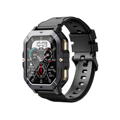 LEMFO C28 2.02 inch Sport Smart Watch, Support Bluetooth Call / Sleep / Blood Oxygen / Heart Rate / Blood Pressure Health Monitor(Black) - Smart Watches by LEMFO | Online Shopping South Africa | PMC Jewellery | Buy Now Pay Later Mobicred
