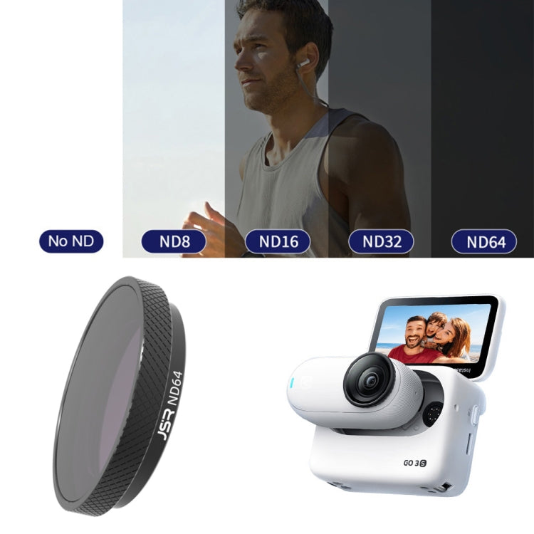 For Insta360 GO 3S JUNESTAR Camera Lens Filter, Filter:ND64 - free shipping - PMC TechLife - Order now!