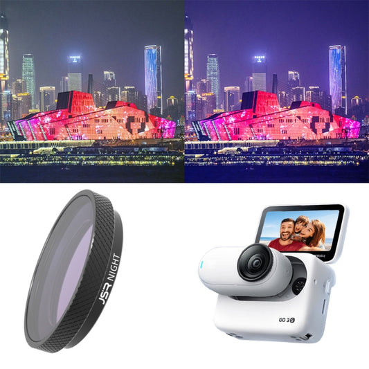 For Insta360 GO 3S JUNESTAR Camera Lens Filter, Filter:NIGHT - Len Accessories by JSR | Online Shopping South Africa | PMC Jewellery | Buy Now Pay Later Mobicred