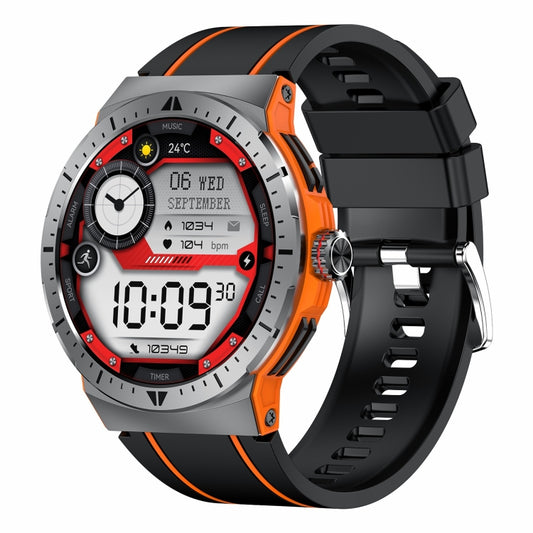 LEMFO HK52 1.43 inch BT5.3 IP68 Sport Smart Watch, Support Bluetooth Call / Message Notification / Heart Rate / Blood Pressure Health Monitor(Orange) - Smart Watches by LEMFO | Online Shopping South Africa | PMC Jewellery | Buy Now Pay Later Mobicred