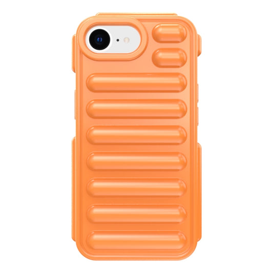 For iPhone 16e Capsule Series Candy Color TPU Phone Case(Orange) - iPhone 16e Cases by PMC Jewellery | Online Shopping South Africa | PMC Jewellery | Buy Now Pay Later Mobicred