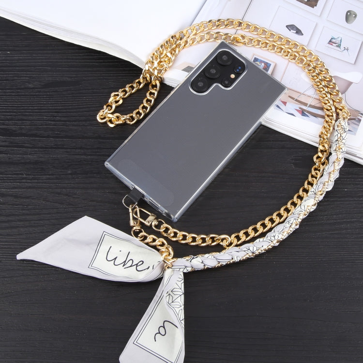 Mobile Phone Anti-lost Silk Scarf Half Pack Long Lanyard(Pink) - Lanyards & Wrist Straps by PMc TechLife | Online Shopping South Africa | PMc TechLife | Buy Now Pay Later Mobicred