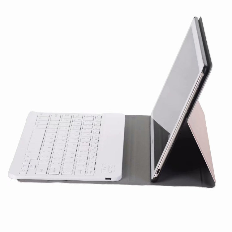 For Huawei MatePad T8 Ultra-thin Detachable Bluetooth Keyboard Leather Tablet Case with Stand & Sleep Function & Backlight(Rose Gold) - Huawei Keyboard by PMC TechLife | Online Shopping South Africa | PMC TechLife