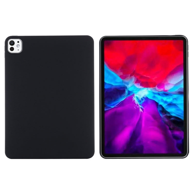 For iPad Pro 13 2024 Pure Color Liquid Silicone Shockproof Tablet Case(Black) - iPad Pro 13 2024 Cases by PMC Jewellery | Online Shopping South Africa | PMC Jewellery | Buy Now Pay Later Mobicred