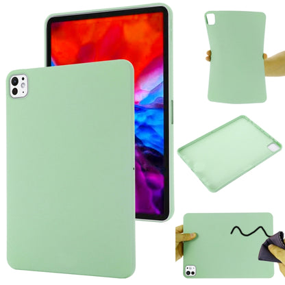For iPad Pro 11 2024 Pure Color Liquid Silicone Shockproof Tablet Case(Green) - iPad Pro 11 2024 Cases by PMC Jewellery | Online Shopping South Africa | PMC Jewellery | Buy Now Pay Later Mobicred
