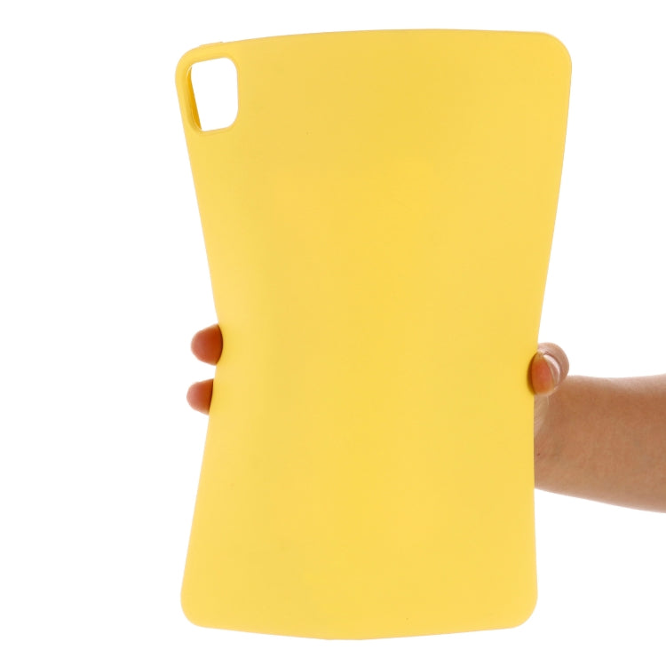 For iPad Pro 11 2024 Pure Color Liquid Silicone Shockproof Tablet Case(Yellow) - iPad Pro 11 2024 Cases by PMC Jewellery | Online Shopping South Africa | PMC Jewellery | Buy Now Pay Later Mobicred