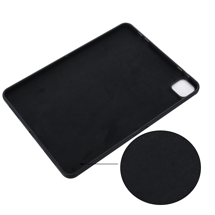 For iPad Pro 11 2024 Pure Color Liquid Silicone Shockproof Tablet Case(Black) - iPad Pro 11 2024 Cases by PMC Jewellery | Online Shopping South Africa | PMC Jewellery | Buy Now Pay Later Mobicred