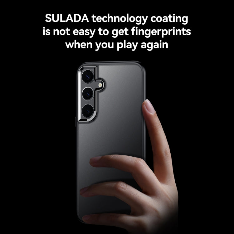 For Samsung Galaxy S24 Ultra 5G 5G SULADA Skin Feel Matte Shockproof Phone Case(Black) - Galaxy S24 Ultra 5G Cases by SULADA | Online Shopping South Africa | PMC Jewellery | Buy Now Pay Later Mobicred