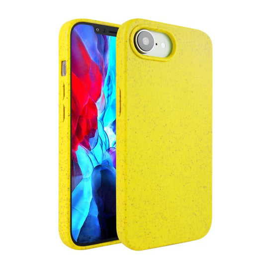 For iPhone 16e Wheat Straw TPU Phone Case(Yellow) - iPhone 16e Cases by PMC Jewellery | Online Shopping South Africa | PMC Jewellery | Buy Now Pay Later Mobicred