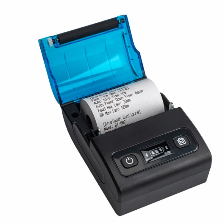 BT-582 58mm Type-C + Bluetooth Portable Thermal Printer(EU Plug) - Printer by PMC Jewellery | Online Shopping South Africa | PMC Jewellery | Buy Now Pay Later Mobicred