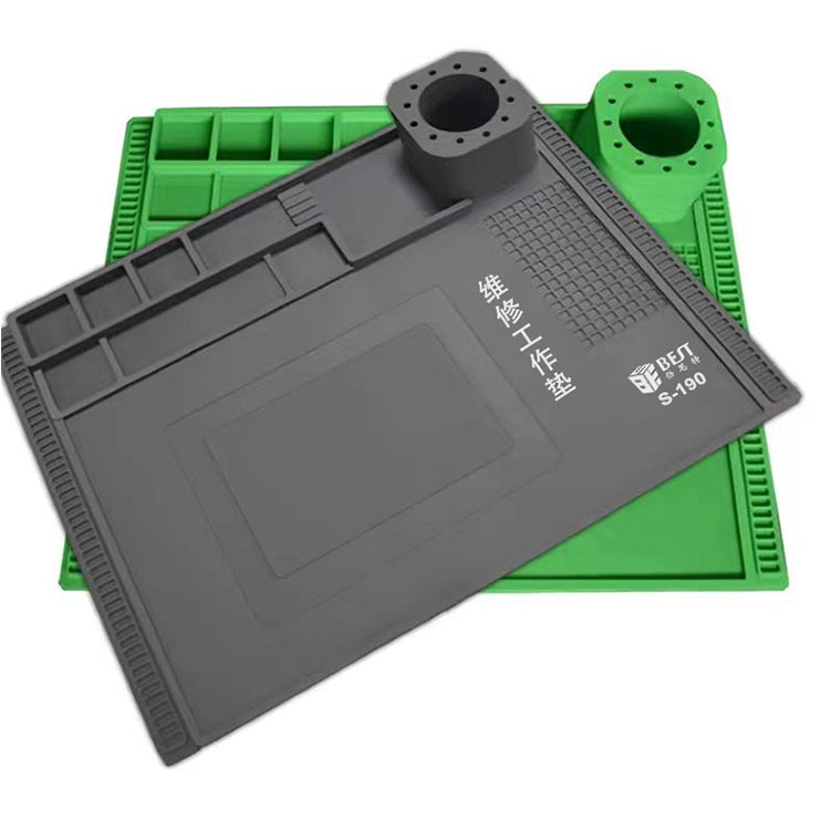 BEST S-190 High-temperature Resistant Silicone Pad Workbench Pad(Green) - Working Mat by BEST | Online Shopping South Africa | PMC Jewellery | Buy Now Pay Later Mobicred