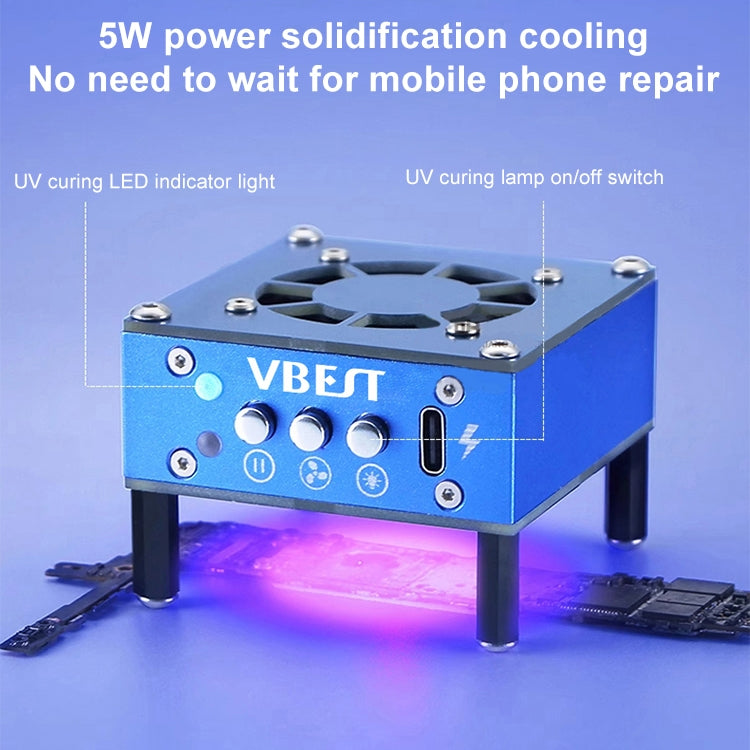 BEST VBST-491 Quick Cooling UV Curing Fan - Others by BEST | Online Shopping South Africa | PMC Jewellery | Buy Now Pay Later Mobicred