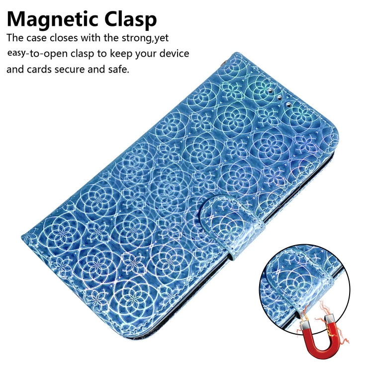 For Xiaomi Redmi K70 / K70 Pro Colorful Magnetic Buckle Leather Phone Case(Blue) - K70 Cases by PMC Jewellery | Online Shopping South Africa | PMC Jewellery | Buy Now Pay Later Mobicred