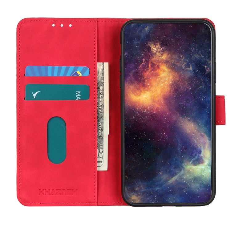 For Samsung Galaxy S25 Ultra 5G KHAZNEH Retro Texture Horizontal Flip Leather Phone Case(Red) - Galaxy S25 Ultra 5G Cases by PMC Jewellery | Online Shopping South Africa | PMC Jewellery | Buy Now Pay Later Mobicred