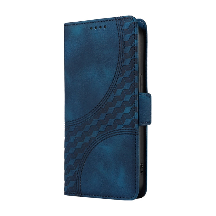 For Redmi K70 Ultra Embossed Rhombus Starry Leather Phone Case(Blue) - Xiaomi Cases by PMC Jewellery | Online Shopping South Africa | PMC Jewellery | Buy Now Pay Later Mobicred