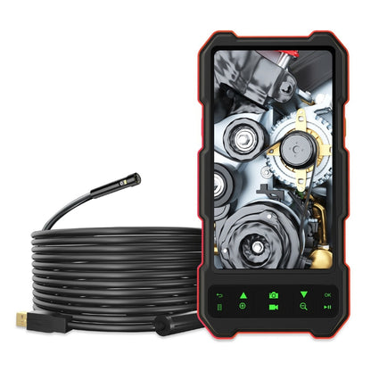 T21 4.5 inch IPS Color Screen 7.9mm Dual Camera Split Hard Cable Industrial Endoscope, Length:3.5m(Black Red) -  by PMC Jewellery | Online Shopping South Africa | PMC Jewellery | Buy Now Pay Later Mobicred