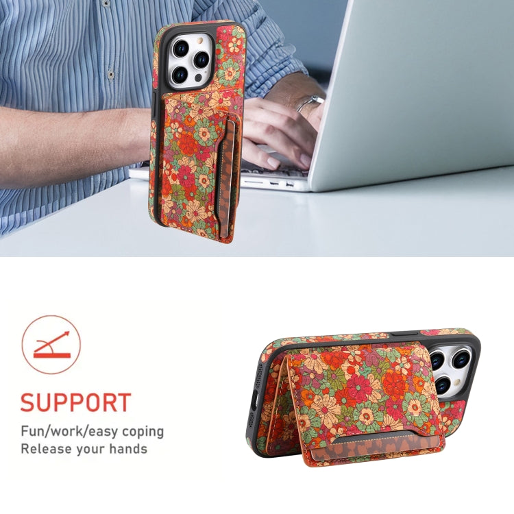 For iPhone 16 Pro Max MagSafe Detachable Card Slot Holder Phone Case(Red) - iPhone 16 Pro Max Cases by PMC TechLife | Online Shopping South Africa | PMC TechLife | Buy Now Pay Later Mobicred